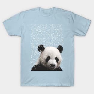 Cuteness Overload Panda Snow T-Shirt